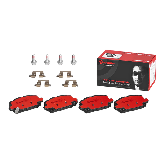 BREMBO P 28 090N HONDA PREMIUM CERAMIC REAR BRAKE PADS