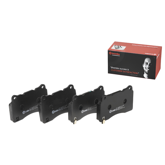BREMBO P 54 039 SUBARU LOW-METALIC FRONT BRAKE PADS