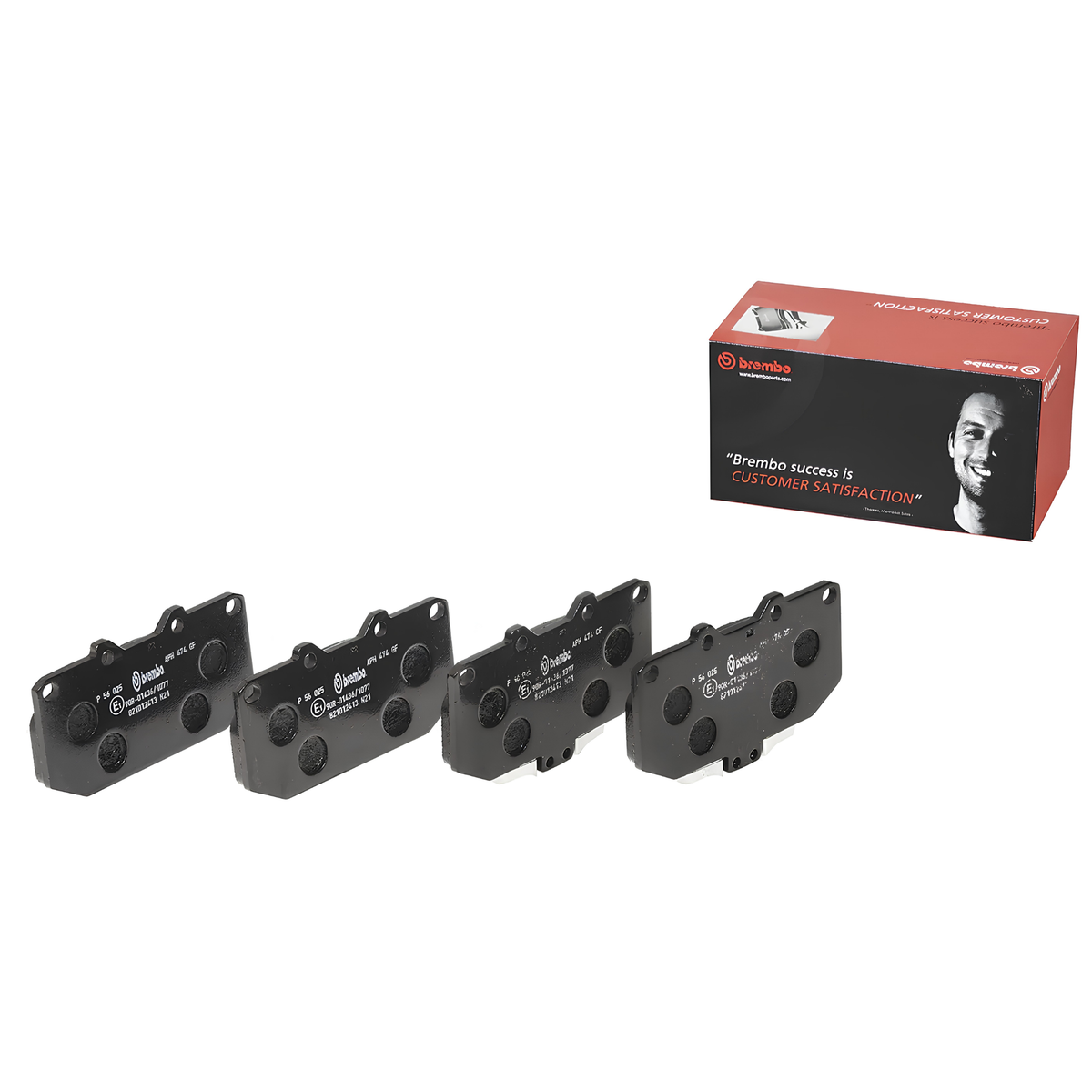 BREMBO P 56 025 SUBARU LOW-METALIC FRONT BRAKE PADS