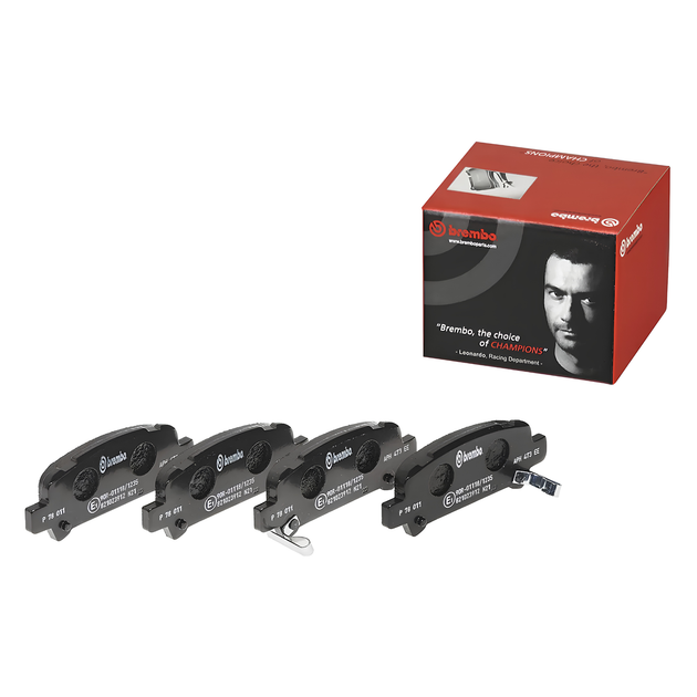 BREMBO P 78 011 SUBARU LOW-METALIC REAR BRAKE PADS
