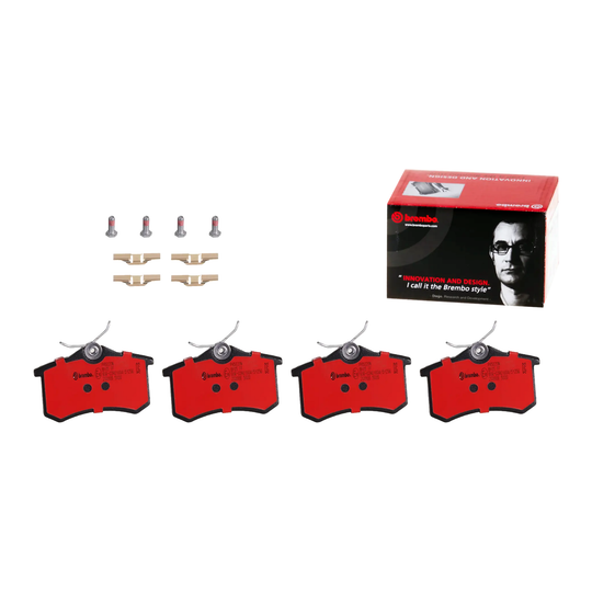 BREMBO P 85 020N MG PREMIUM CERAMIC REAR BRAKE PADS