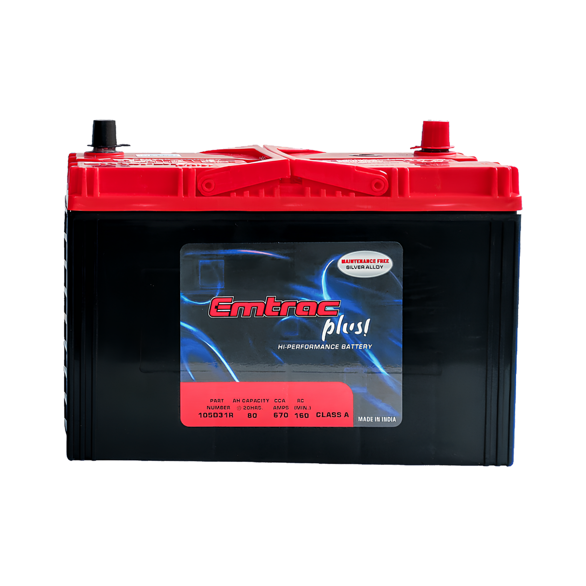 EMTRAC 105D31 R/L BATTERY