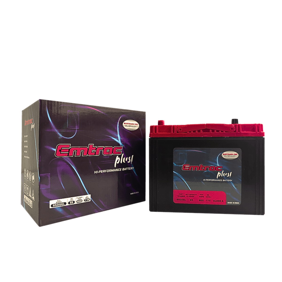 EMTRAC 95D26R/L BATTERY