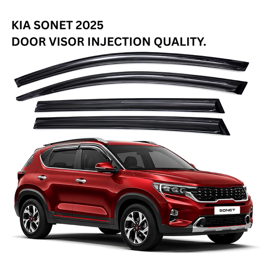 KIA SONET 2025 DOOR VISOR INJECTION QUALITY