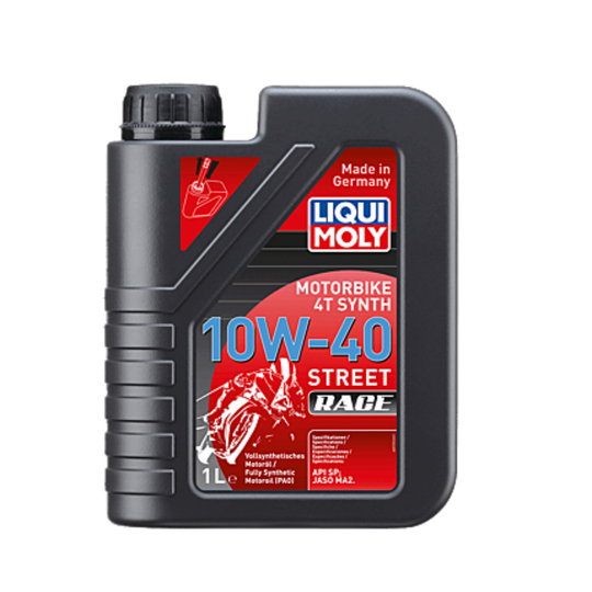 LIQUI MOLY MOTORBIKE 4T FULLY SYNTHETIC STREET RACE 10W-40W ENGINE OIL