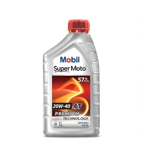 MOBIL SUPER MOTO MOTORCYCLE 20W-40 ENGINE OIL