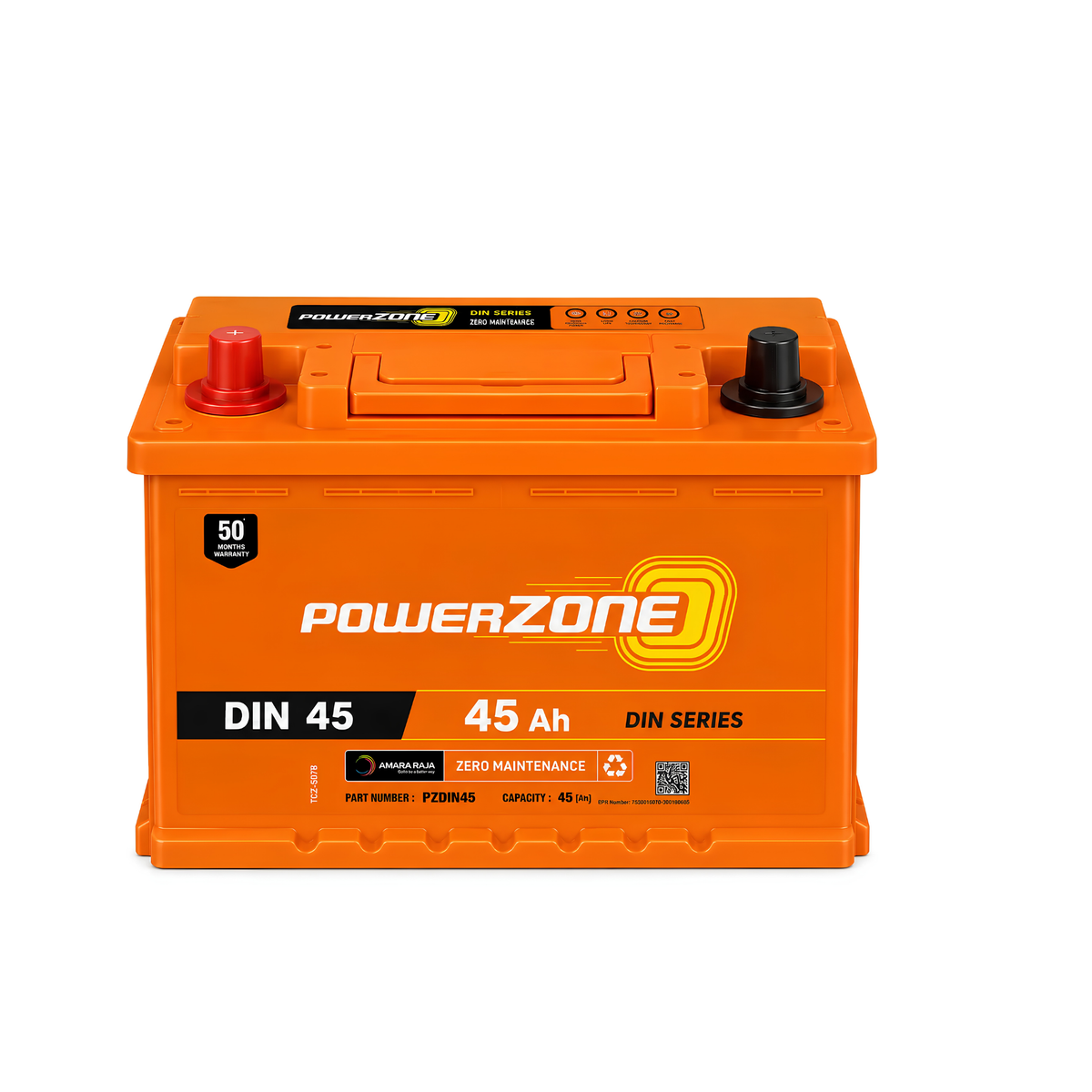 POWER ZONE PZ DIN 45 BATTERY