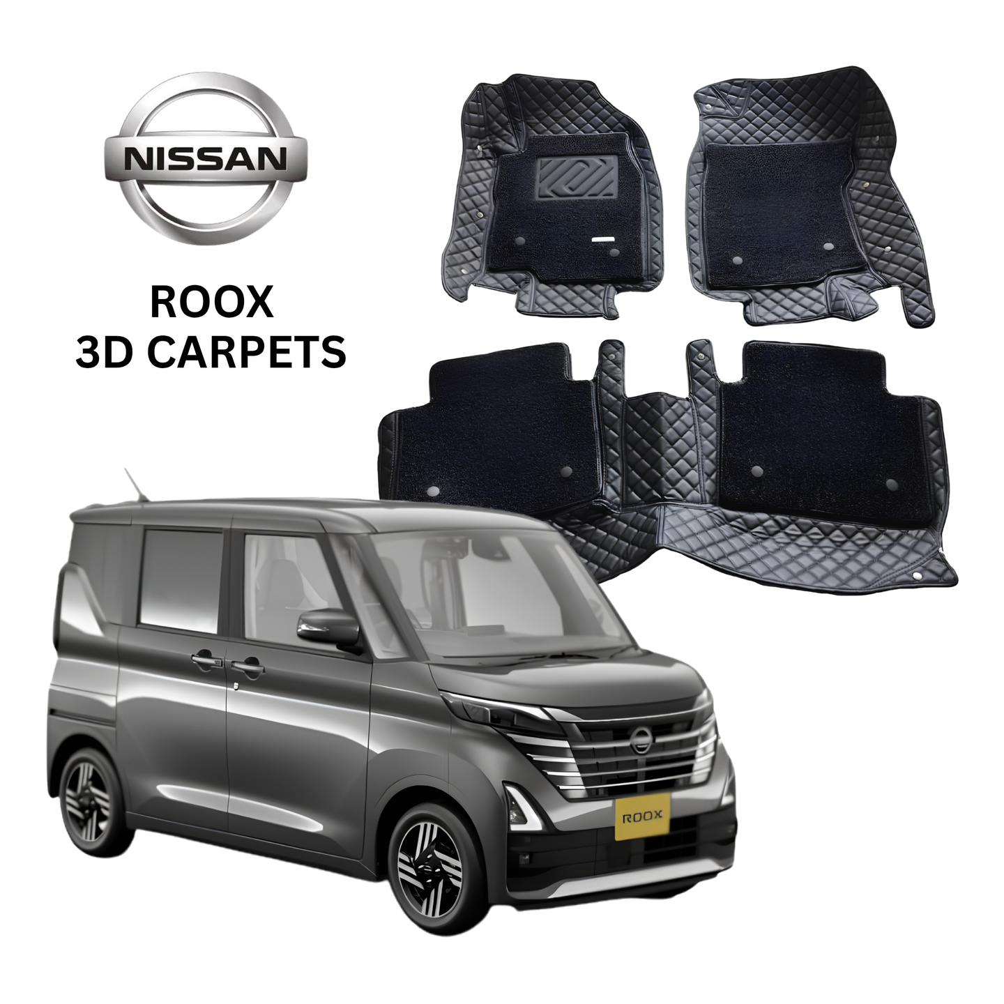 PREMIUM NISSAN ROOX 3D CARPETS