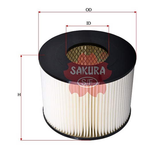 SAKURA TOYOTA A-1108 AIR FILTER