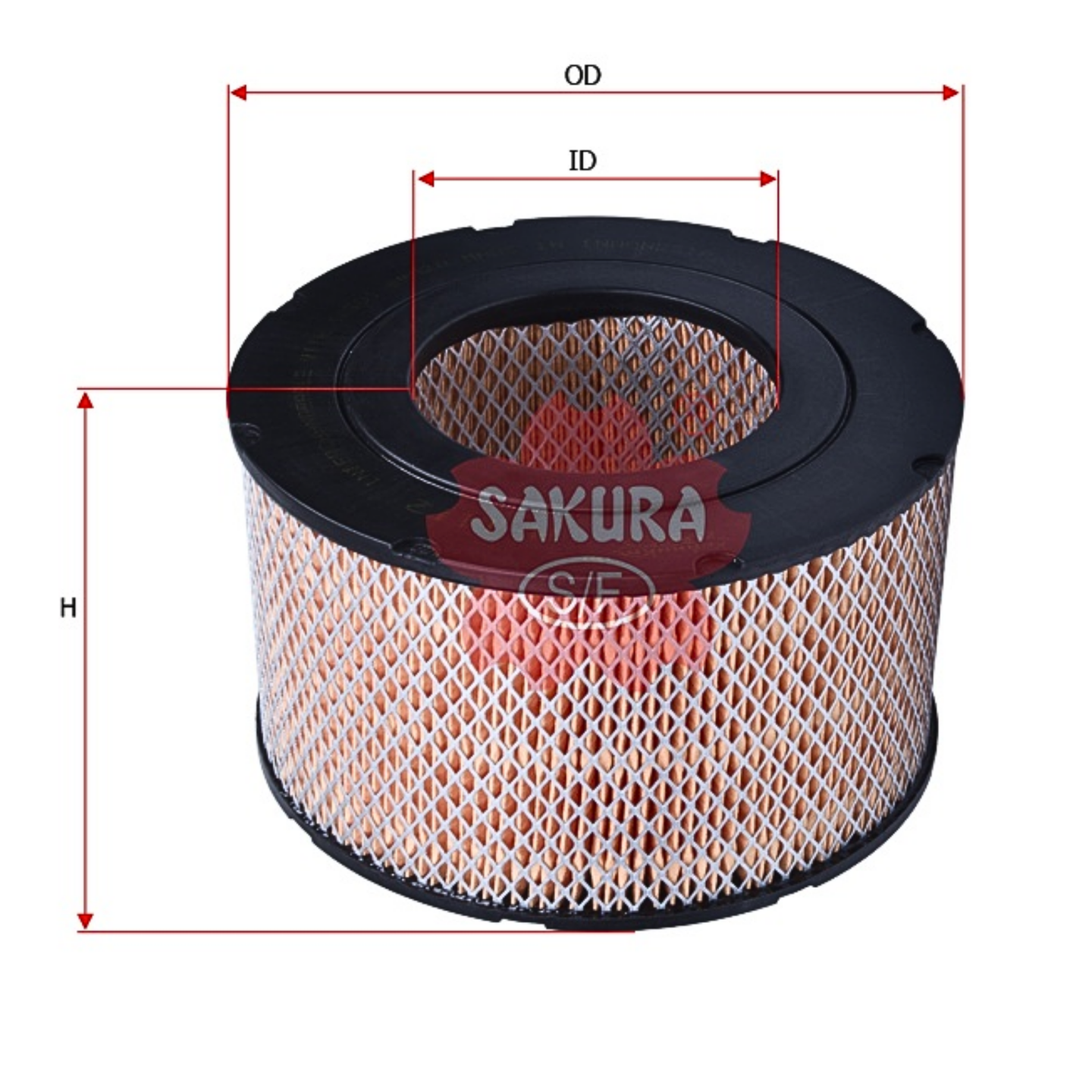 SAKURA TOYOTA A-1112 AIR FILTER