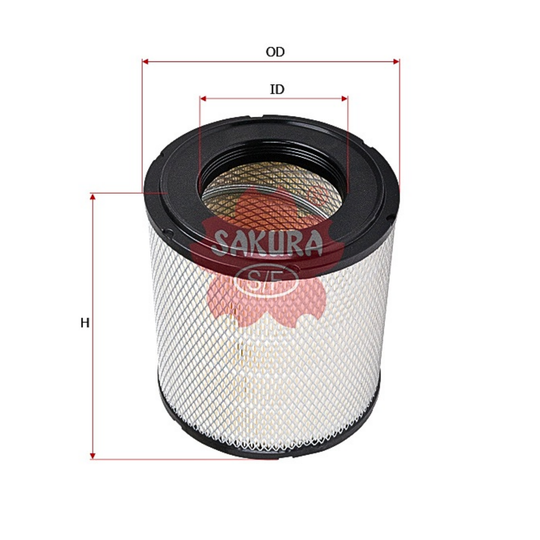 SAKURA TOYOTA A-1117 AIR FILTER