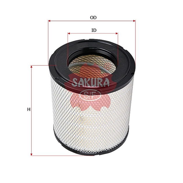 SAKURA TOYOTA A-1117 AIR FILTER