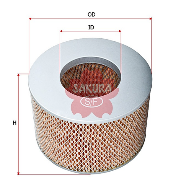 SAKURA TOYOTA A-1143 AIR FILTER