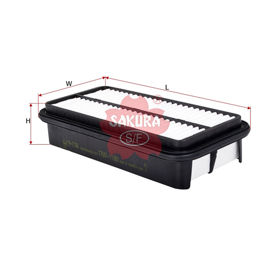 SAKURA TOYOTA A-1144 AIR FILTER