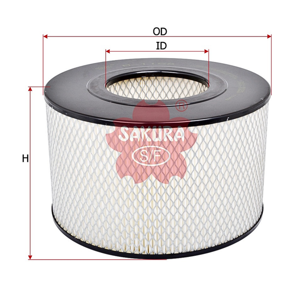SAKURA TOYOTA A-1158 AIR FILTER