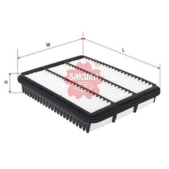 SAKURA TOYOTA A-1174 AIR FILTER