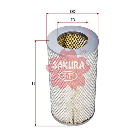 SAKURA TOYOTA A-1176 AIR FILTER