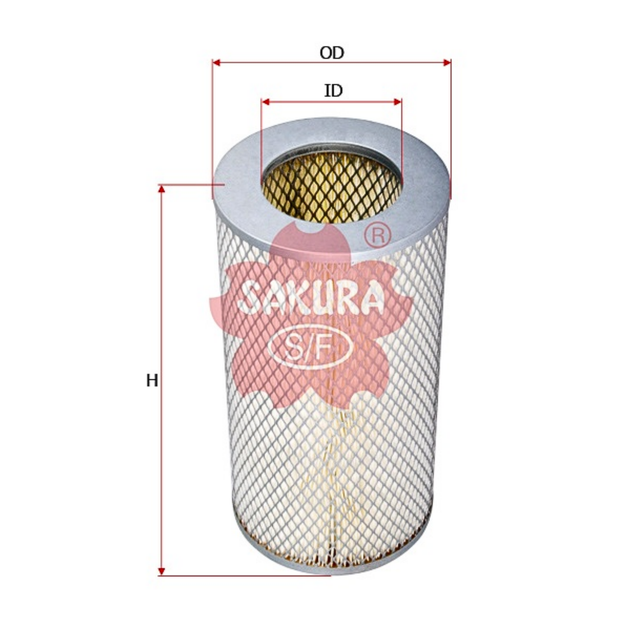 SAKURA TOYOTA A-1176 AIR FILTER