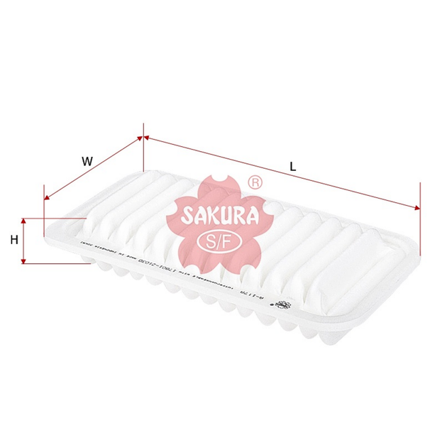 SAKURA TOYOTA A-1178 AIR FILTER