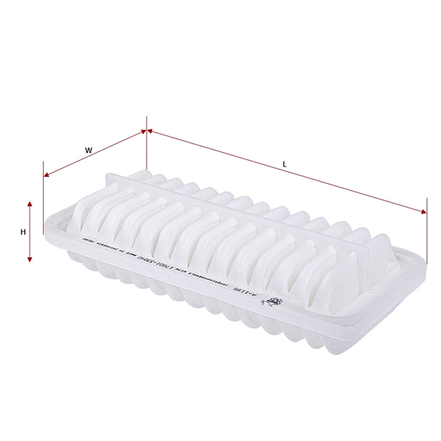 SAKURA TOYOTA A-1195 AIR FILTER