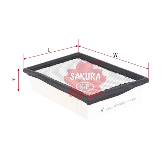 SAKURA MAZDA A-1943 AIR FILTER