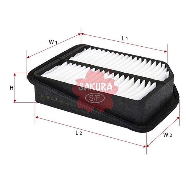 SAKURA TOYOTA A-3314 AIR FILTER