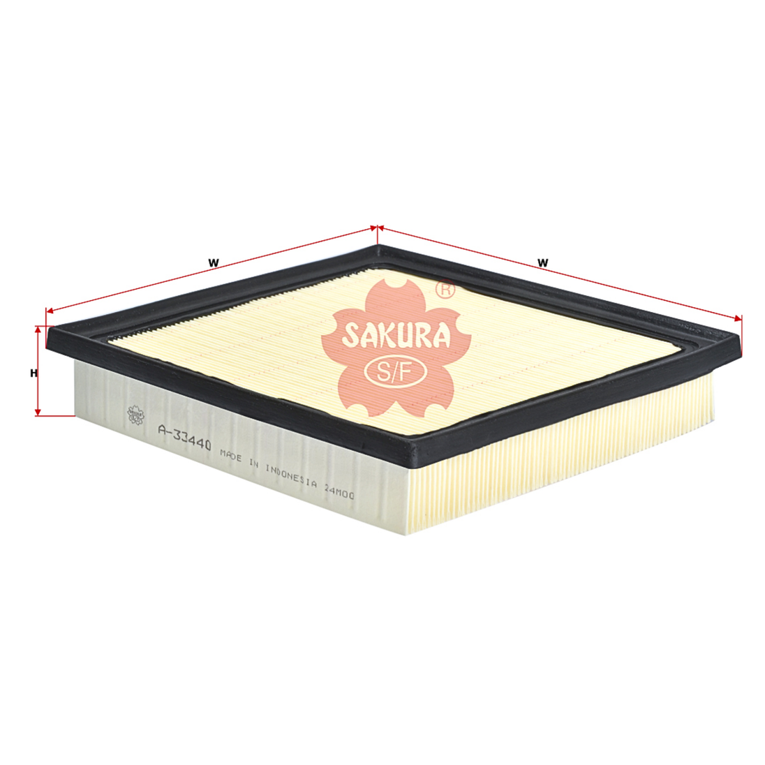 SAKURA TOYOTA A-33440 AIR FILTER