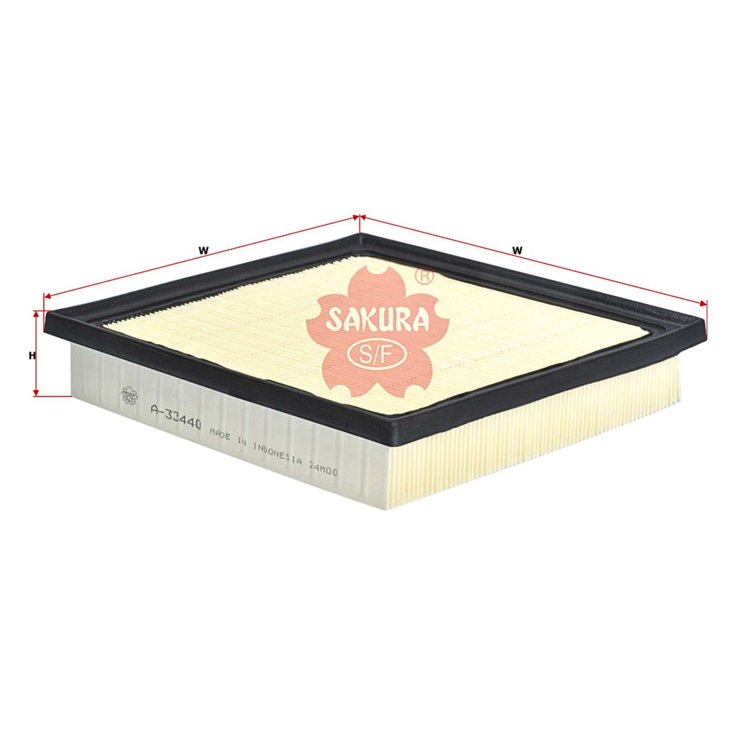 SAKURA TOYOTA A-33440 AIR FILTER