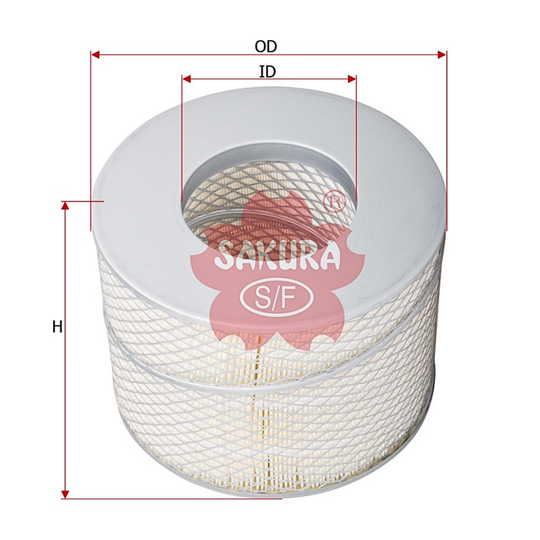 SAKURA TOYOTA A-3370 AIR FILTER