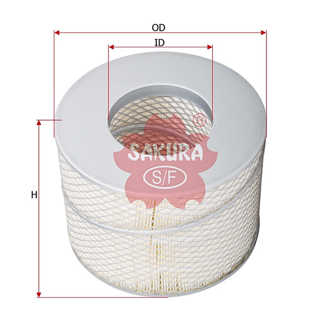 SAKURA TOYOTA A-3370 AIR FILTER