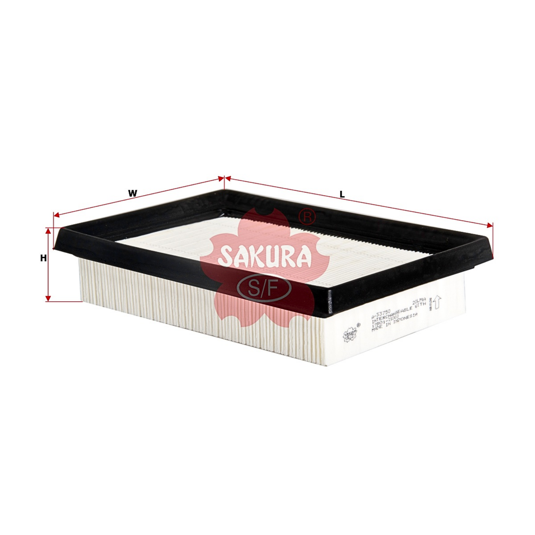 SAKURA TOYOTA A-33750 AIR FILTER
