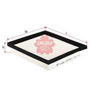 SAKURA TOYOTA A-33880 AIR FILTER