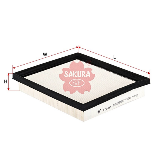 SAKURA TOYOTA A-33880 AIR FILTER