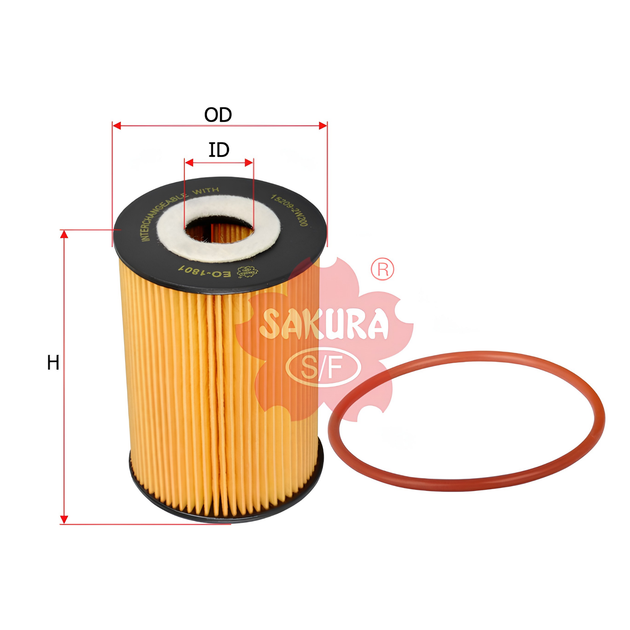 SAKURA NISSAN O-1801 OIL FILTER