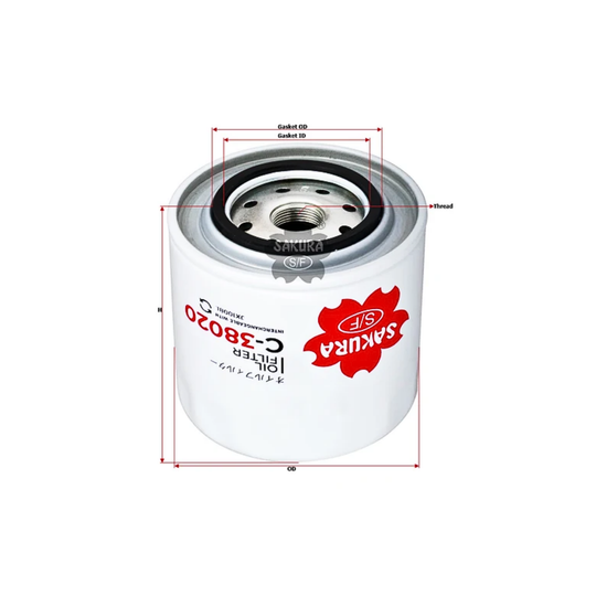 SAKURA C-38020 OIL FILTER
