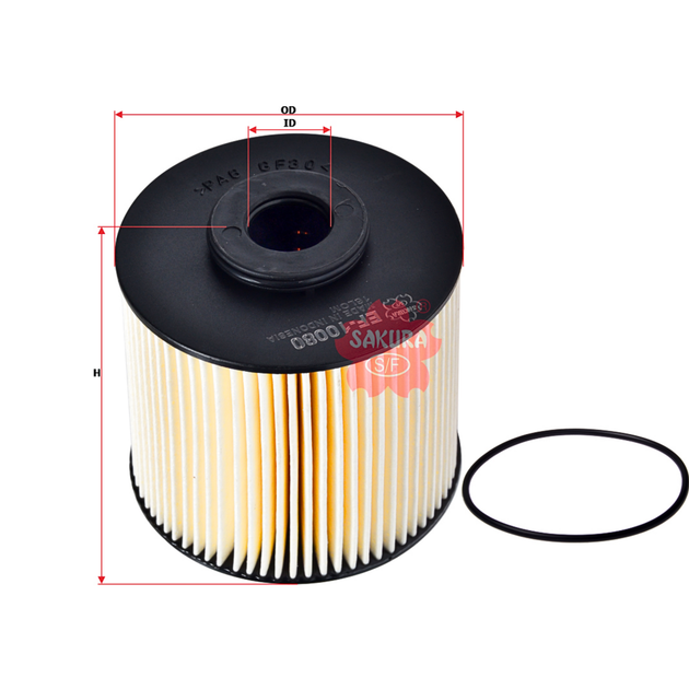 SAKURA MITSUBISHI EF-10080 FUEL FILTER