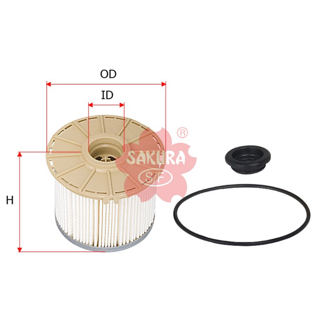SAKURA ISUZU F-1508 FUEL FILTER