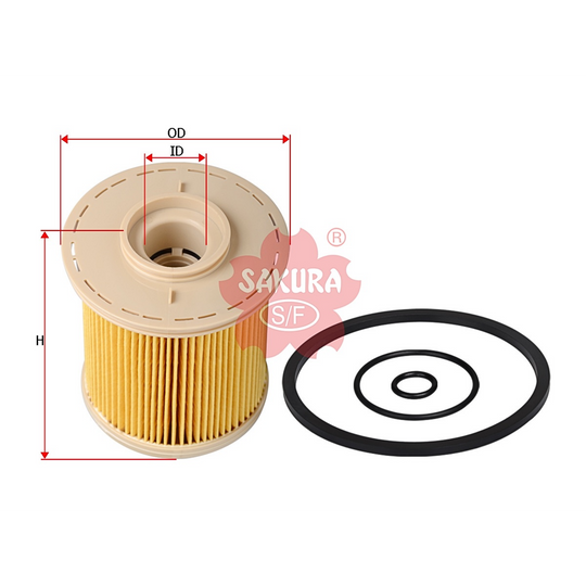 SAKURA TOYOTA F-1110 FUEL FILTER