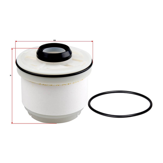 SAKURA TOYOTA F-11112 FUEL FILTER