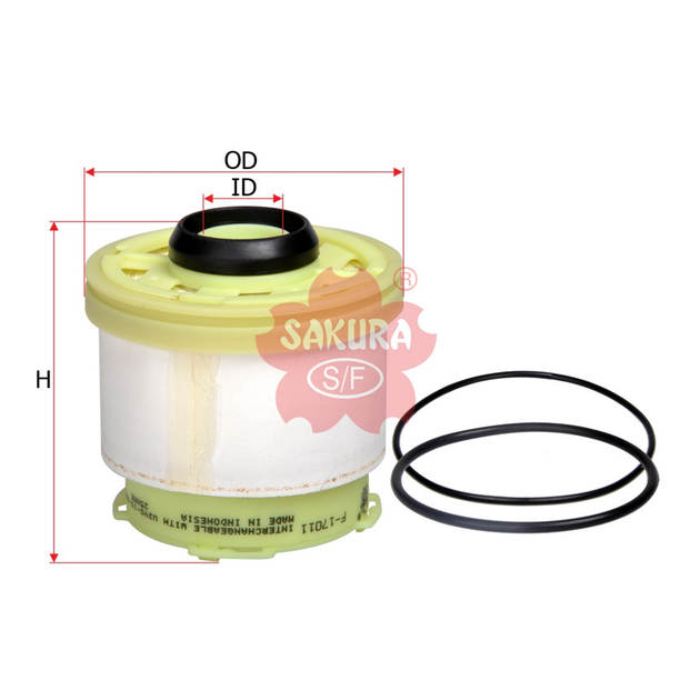 SAKURA TOYOTA F-17011 FUEL FILTER