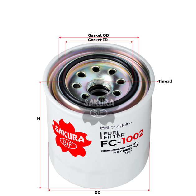 SAKURA MITSUBISHI FC-1002 FUEL FILTER