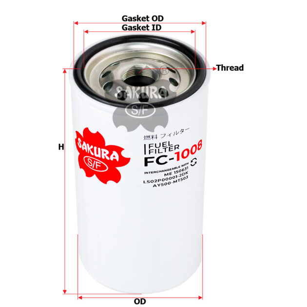 SAKURA MITSUBISHI FC-1008 FUEL FILTER