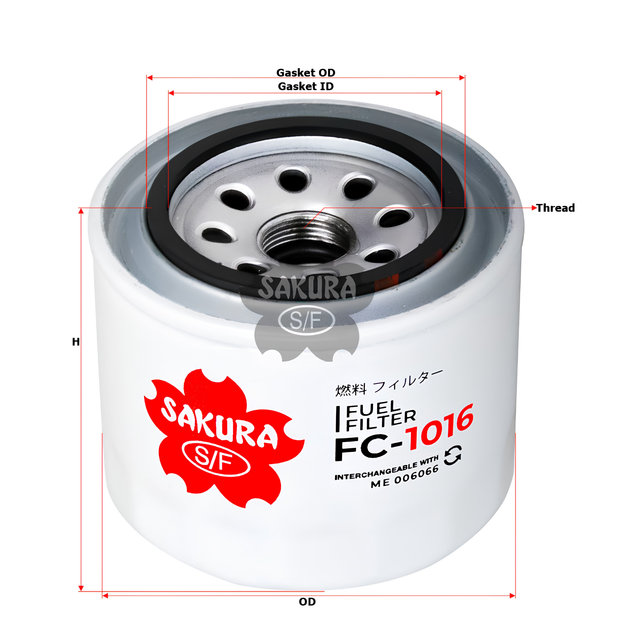 SAKURA MITSUBISHI FC-1016 FUEL FILTER