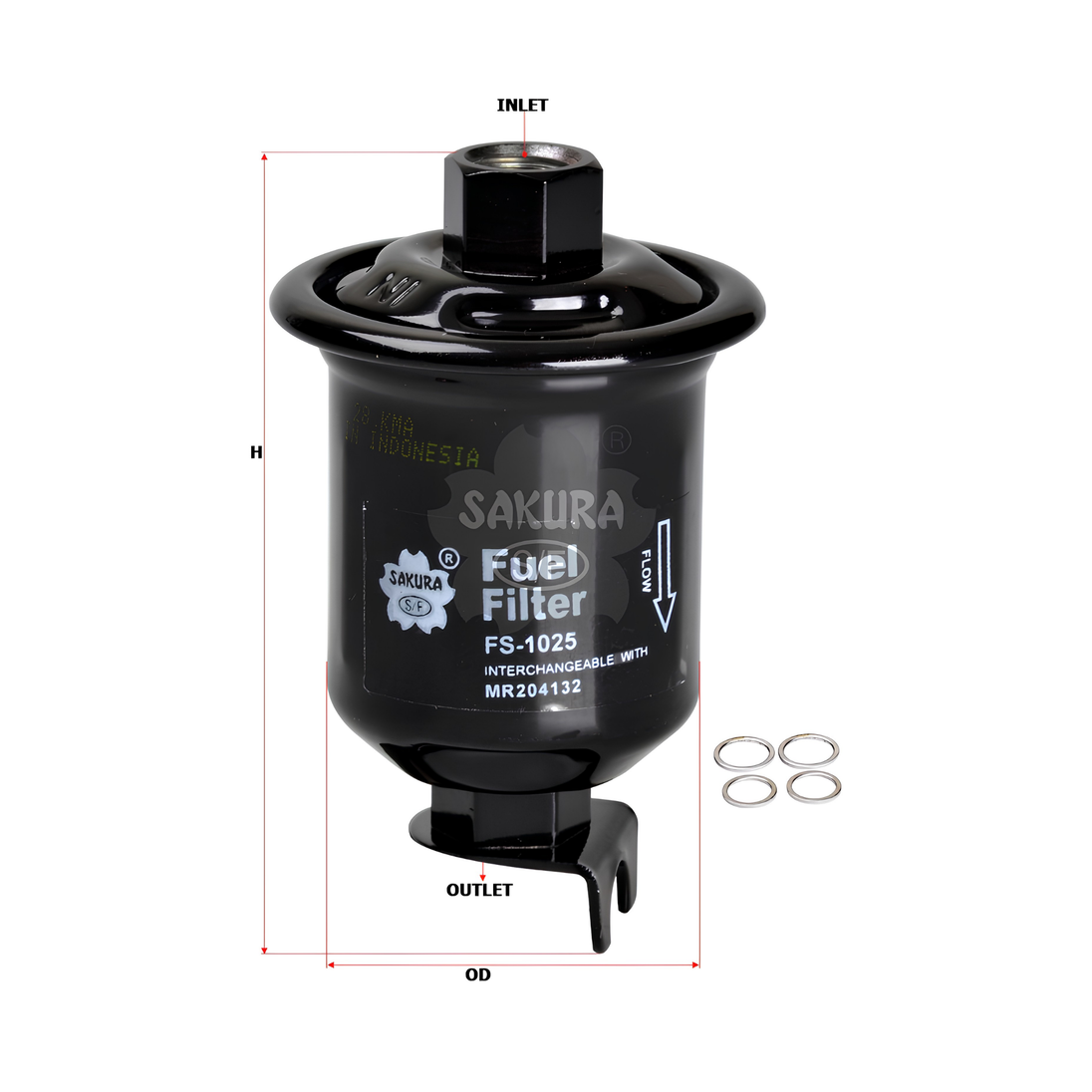 SAKURA MITSUBISHI FC-1004 FUEL FILTER