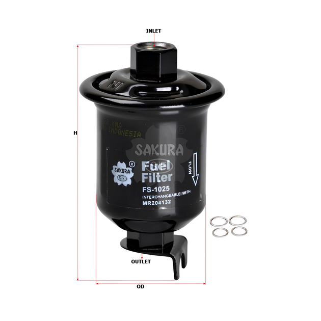 SAKURA MITSUBISHI FS-1025 FUEL FILTER