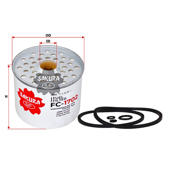 SAKURA FC-1702 FUEL FILTER
