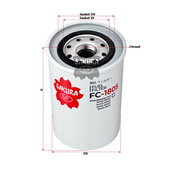 SAKURA NISSAN FS-1805 FUEL FILTER