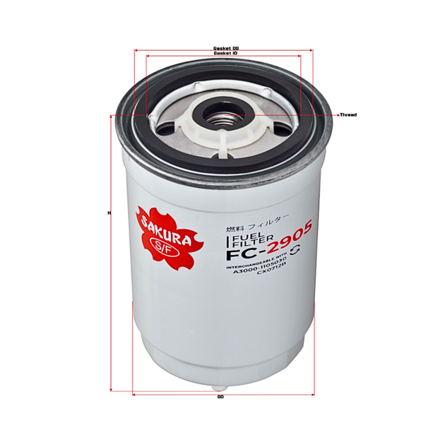 SAKURA FC-2905 FUEL FILTER