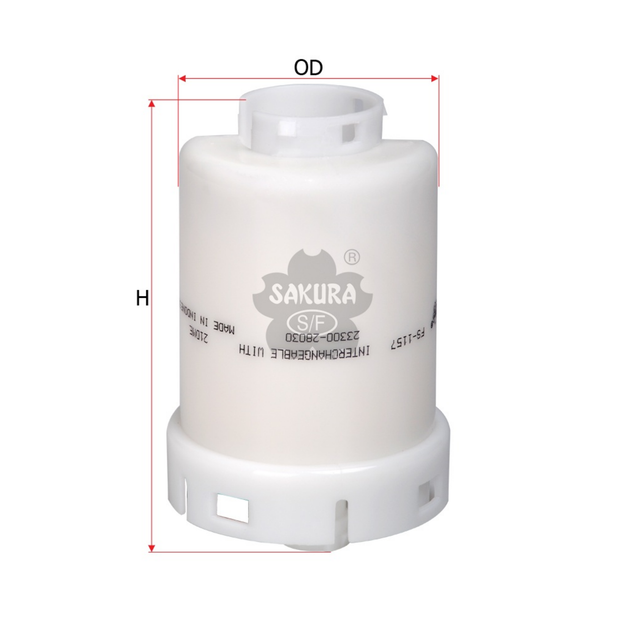 SAKURA TOYOTA FS-1157 FUEL FILTER