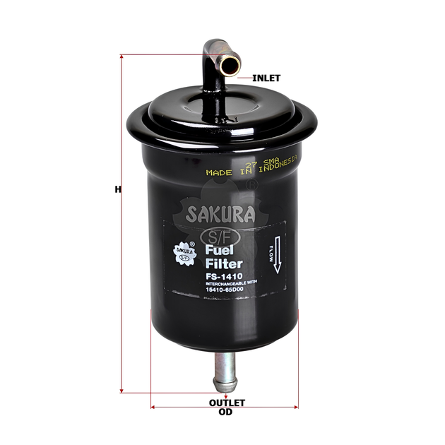 SAKURA SUZUKI FS-1410 FUEL FILTER